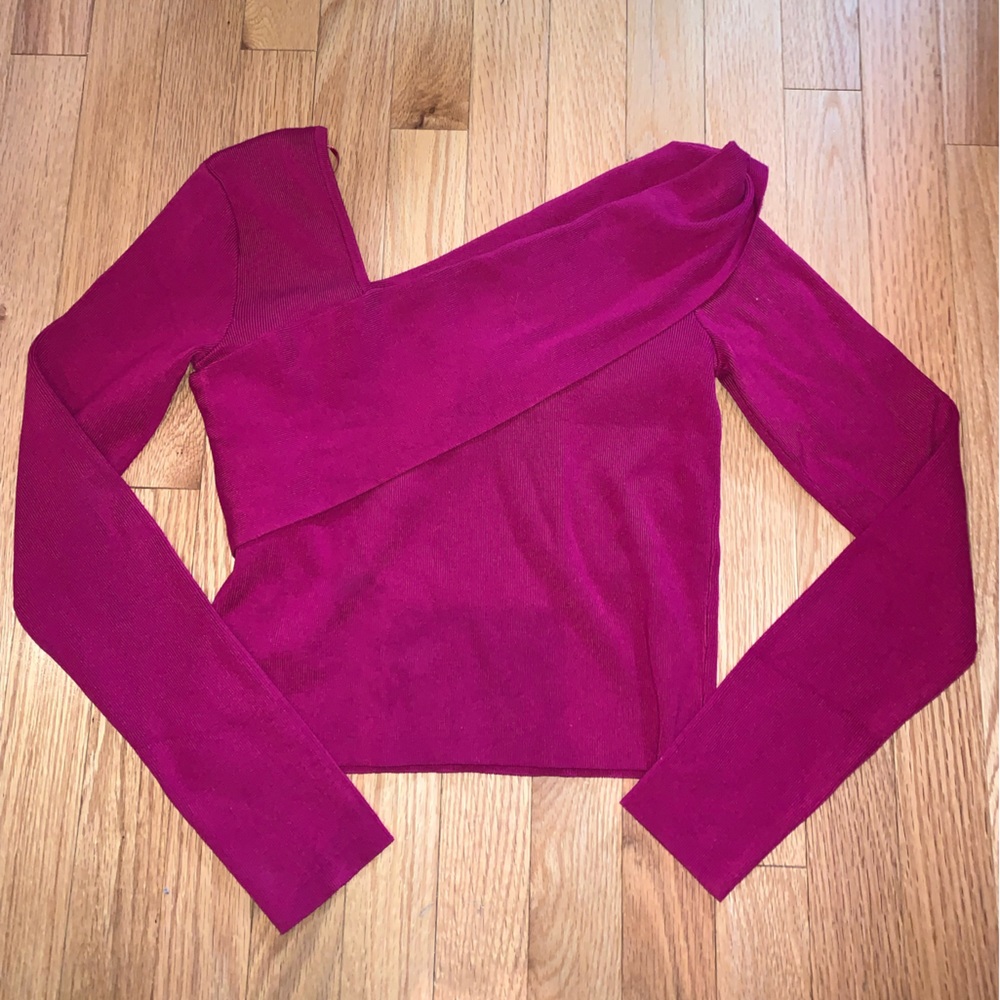 Dynamite off shoulder sweater
